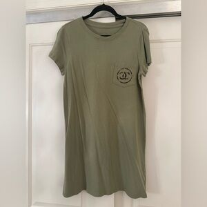 Oversized Tee shirt dress